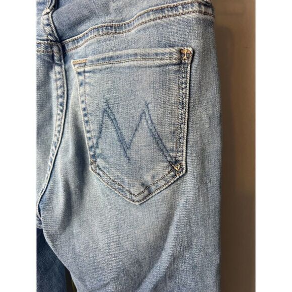 Mother Stunner Zip Ankle Step Fray Light Kitty Racer Sz. 24 - Picture 6 of 8